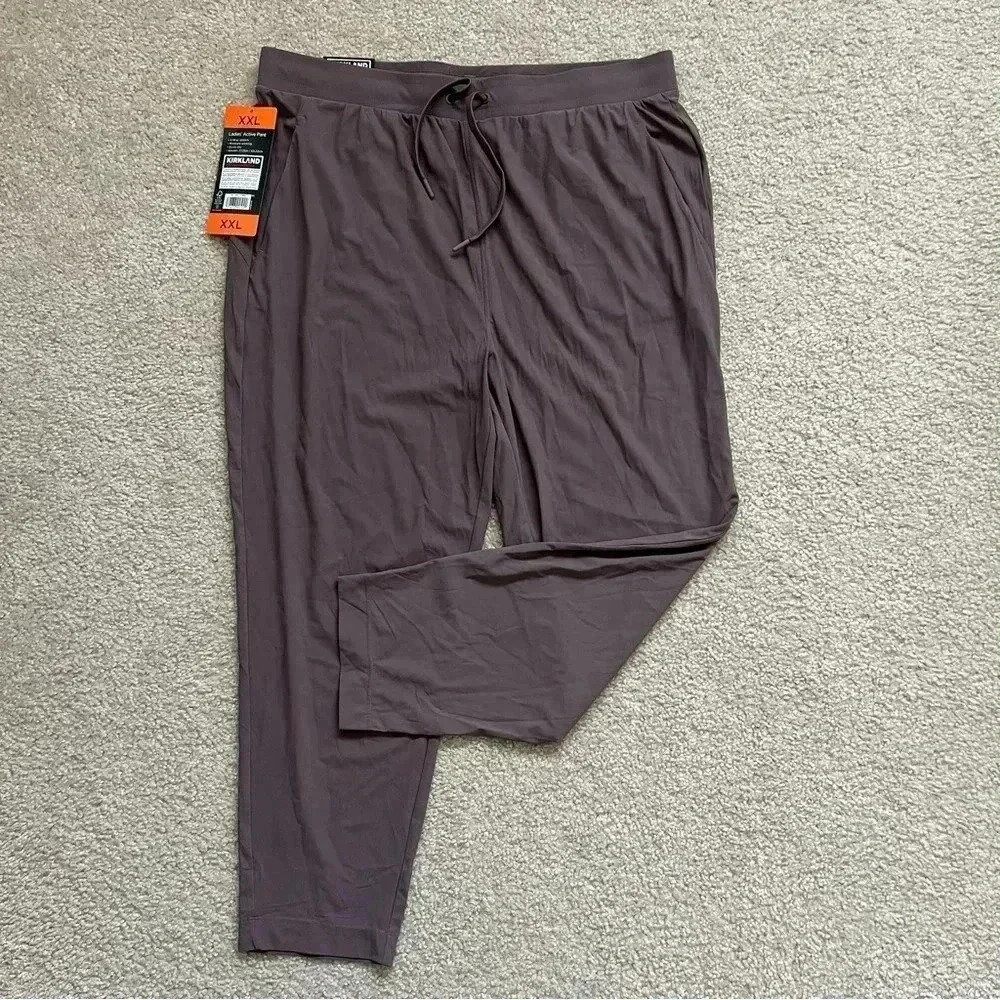 Kirkland Signature Ladies Women Active Stretch Pant Size XXL Quick Dry 7772009,